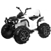 Quad ATV na akumulator dla dzieci Biały + Koła EVA + Radio MP3 + LED + Wolny Start